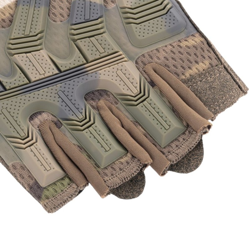 Рукавички тактичні 2E, безпалі MultiCam