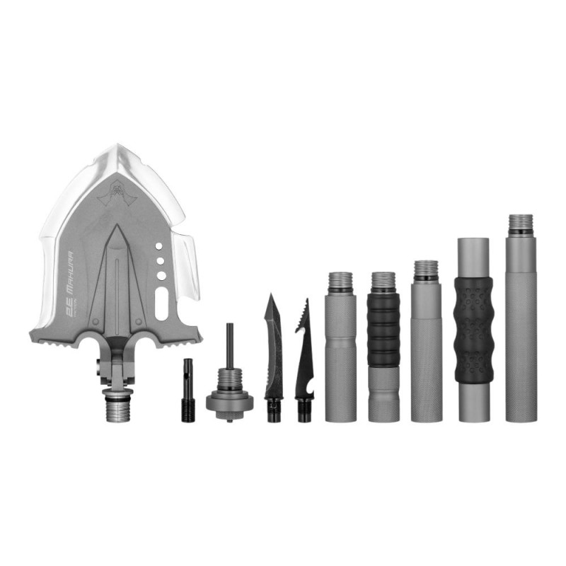 Лопата-мультитул 2E Mahura Steel Gray розбірна 22в1 (107 см)