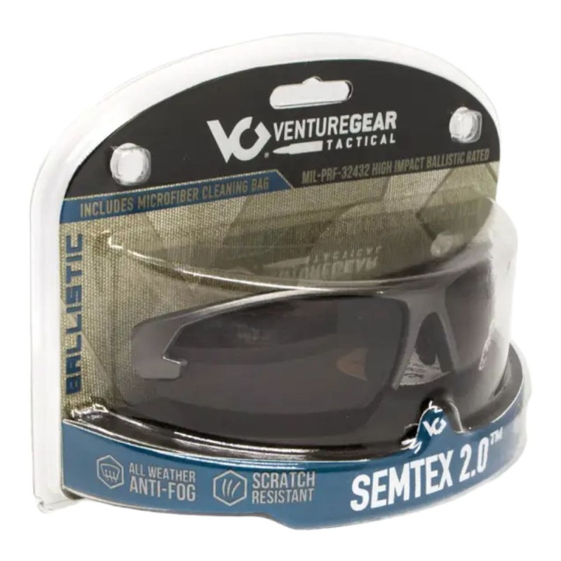 Очки защитные Venture Gear Tactical Semtex Tan (bronze) Anti-Fog Тан