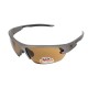 Окуляри захисні Venture Gear Tactical Semtex 2.0 Gun Metal (bronze) Anti-Fog, коричневі оправа металік Сірий