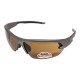 Окуляри захисні Venture Gear Tactical Semtex 2.0 Gun Metal (bronze) Anti-Fog, коричневі оправа металік Сірий
