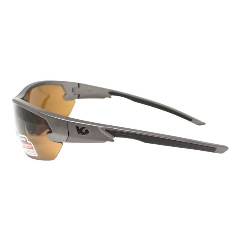 Окуляри захисні Venture Gear Tactical Semtex 2.0 Gun Metal (bronze) Anti-Fog, коричневі оправа металік Сірий