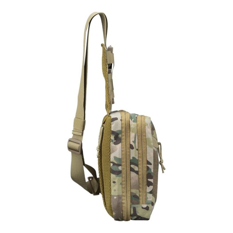 Сумка-слінг 2Е Tactical,  швидке відкривання, 4 відсіки MultiCam