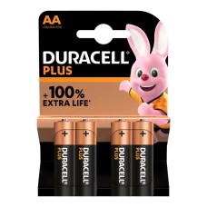 Батарейки DURACELL AA LR06/MN1500 Plus (блистер 4шт)
