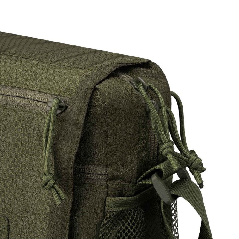 Сумка плечова 2Е Tactical, магнітний замок, 5 карманів Хаки