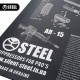 Коврик для чистки Steel AR15 (91x31cm)