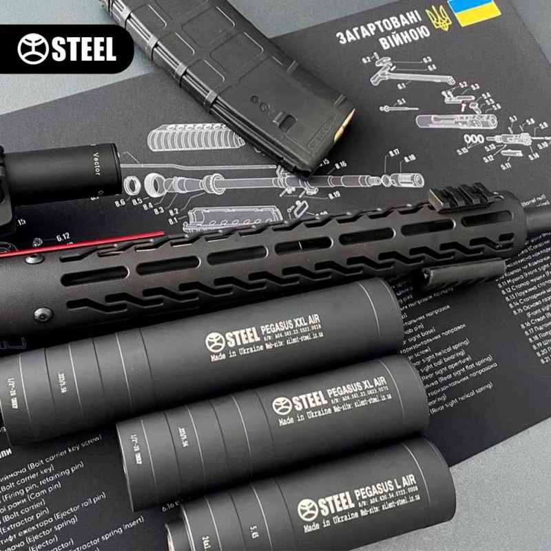 Коврик для чистки Steel AR15 (91x31cm)