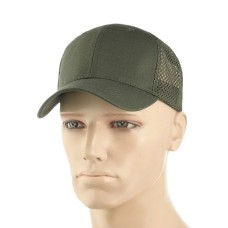 Бейсболка M-TAC з сіткою Flex Rip-Stop Army Olive Олива S/M(р)