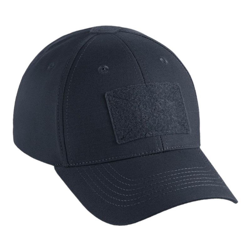 Бейсболка тактична M-TAC Elite Flex Rip-Stop з липучкою Dark Navy Blue Темно синій
