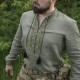 Вишиванка M-Tac 100% льон Олива
