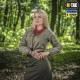 Вишиванка M-Tac 100% льон жіноча Олива