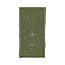 Погон ДКВС прапорщик на липучці (10х5см) Олива