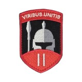 Шеврон Viribus unitis на липучці Червоний