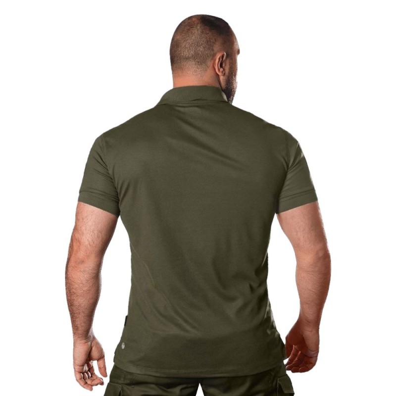 Поло Army ID 2.0 CoolPass Pique LT Олива