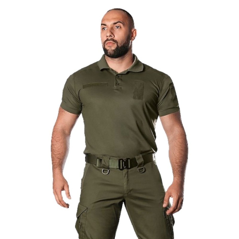 Поло Army ID 2.0 CoolPass Pique LT Олива