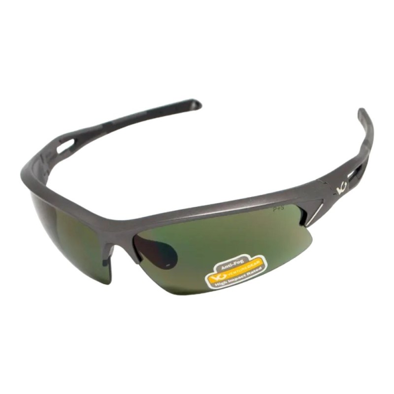 Очки защитные Venture Gear MontEagle GunMetal (forest gray) Anti-Fog Серо-зеленый