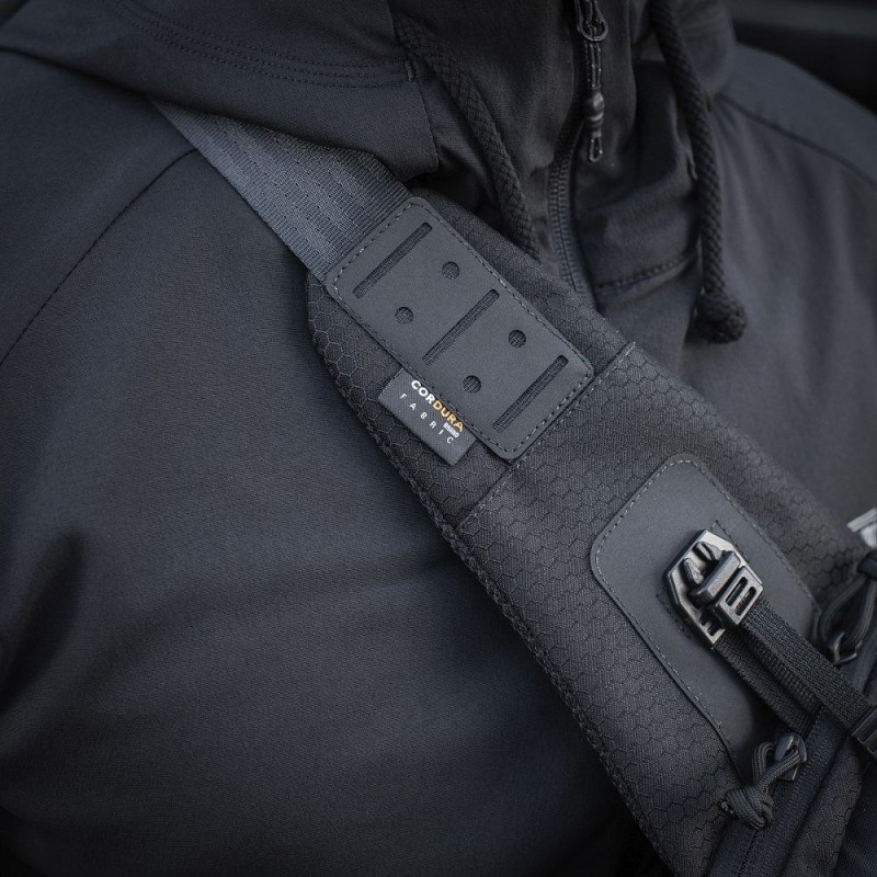 Сумка M-Tac Cross Bag Slim Elite Hex Чорний