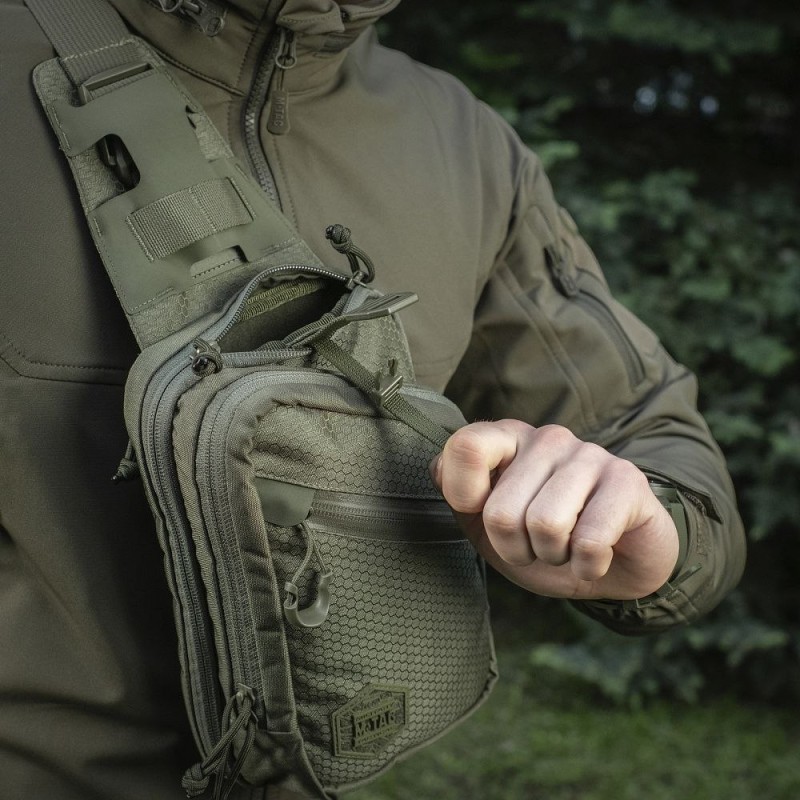 Сумка M-Tac Sling Pistol Bag Elite Hex Ranger Green Олива