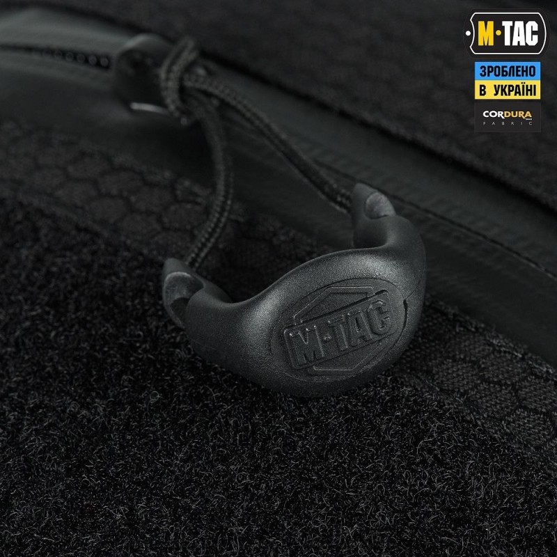 Сумка M-Tac Sling Pistol Bag Elite Hex з липучкою Чорний