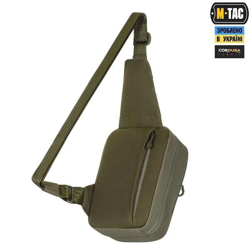 Сумка M-Tac Sling Pistol Bag Elite Hex з липучкою Ranger Green Олива