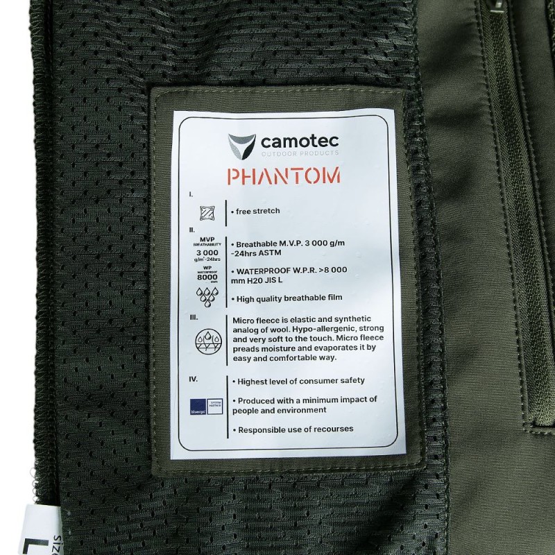 Куртка Soft shell Phantom System Олива