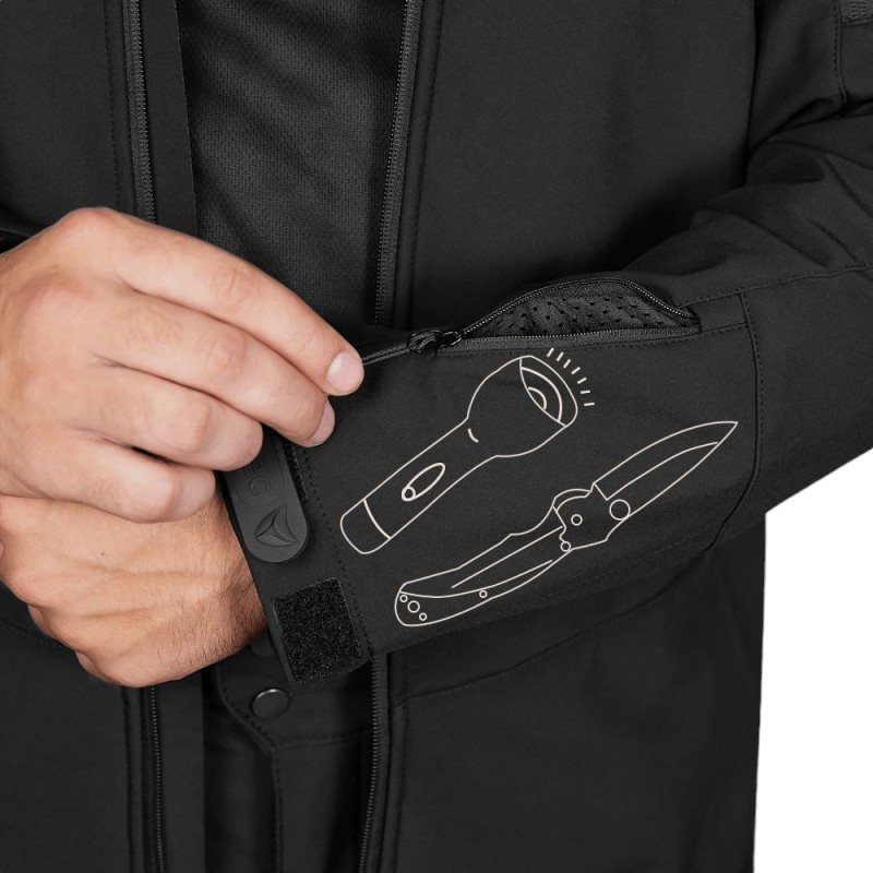Куртка Soft shell Phantom System Чорний