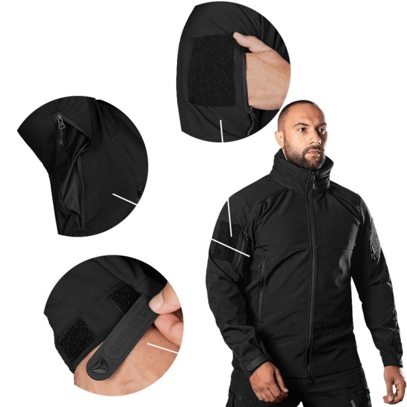 Куртка Soft shell Phantom System Чорний