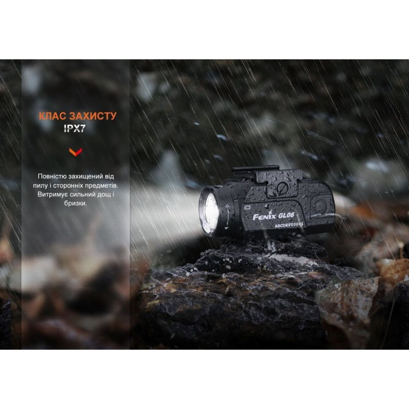 Ліхтар до пістолета Fenix GL06-365 Чорний