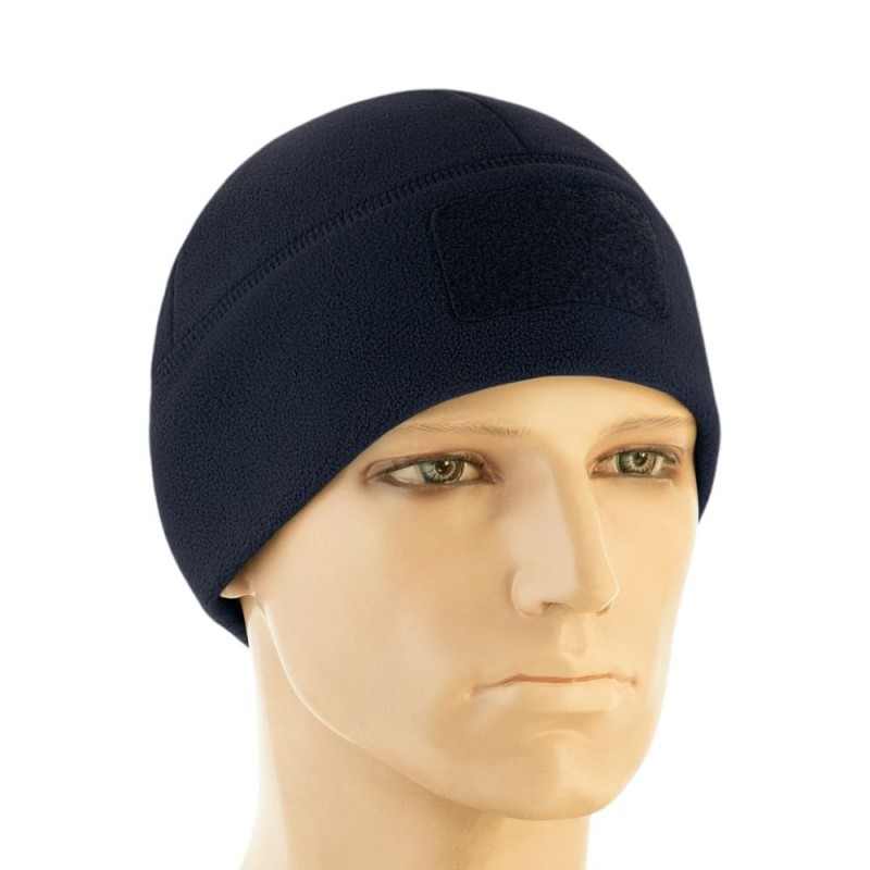 Шапка M-Tac Watch Cap Elite (320г/м2) з липучкою Dark Navy Blue Темно синій