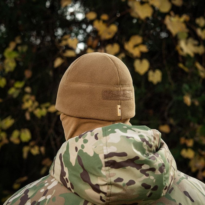Шапка M-Tac Watch Cap Elite (320г/м2) з липучкою Койот