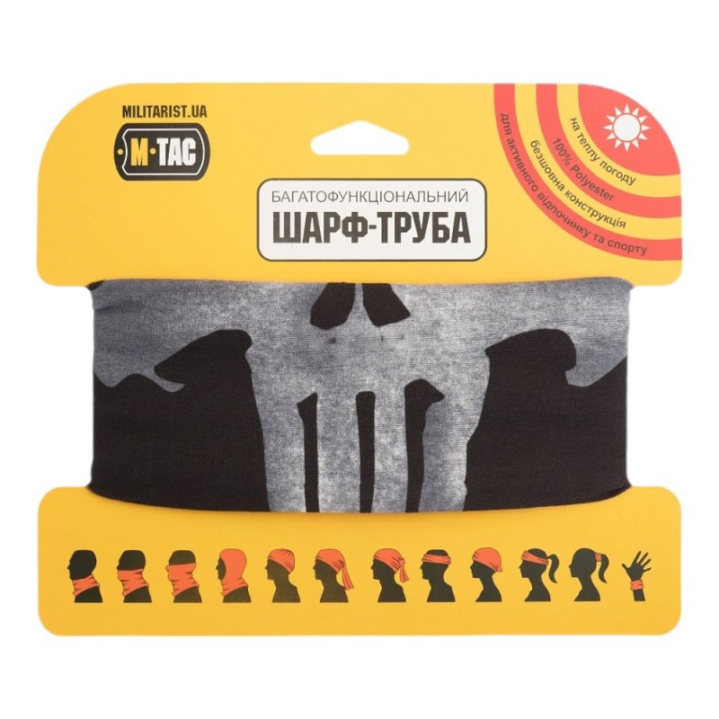 Шарф-труба M-Tac полегшений Punisher Чорний