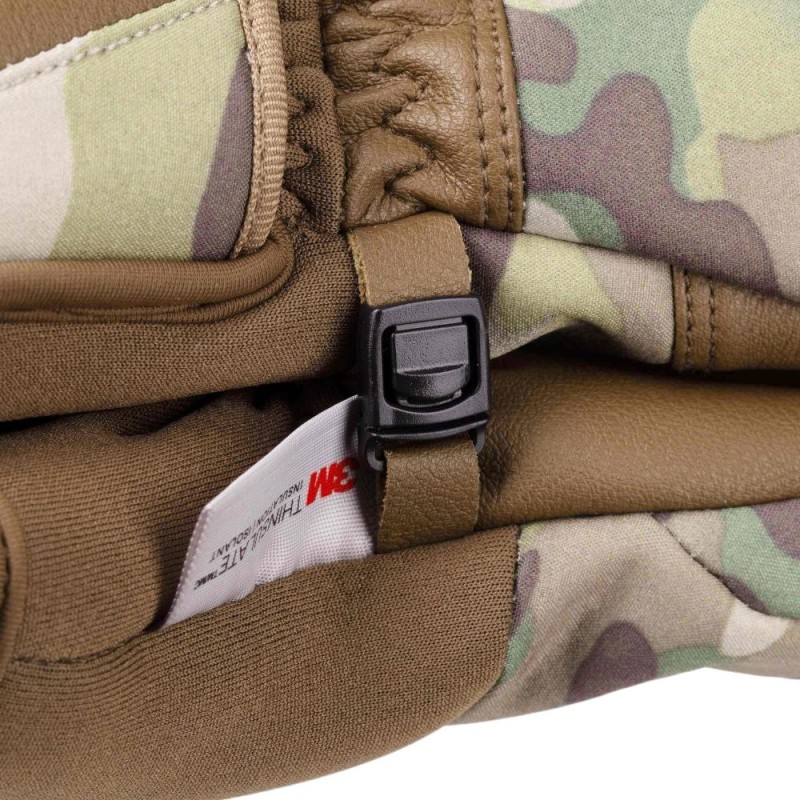 Рукавички тактичні зимові 2E Winter Full Touch 3M MultiCam