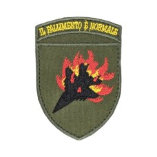 Шеврон "Il Fallimento e Normale" (Невдача - це нормально) 10х7см липучка Олива