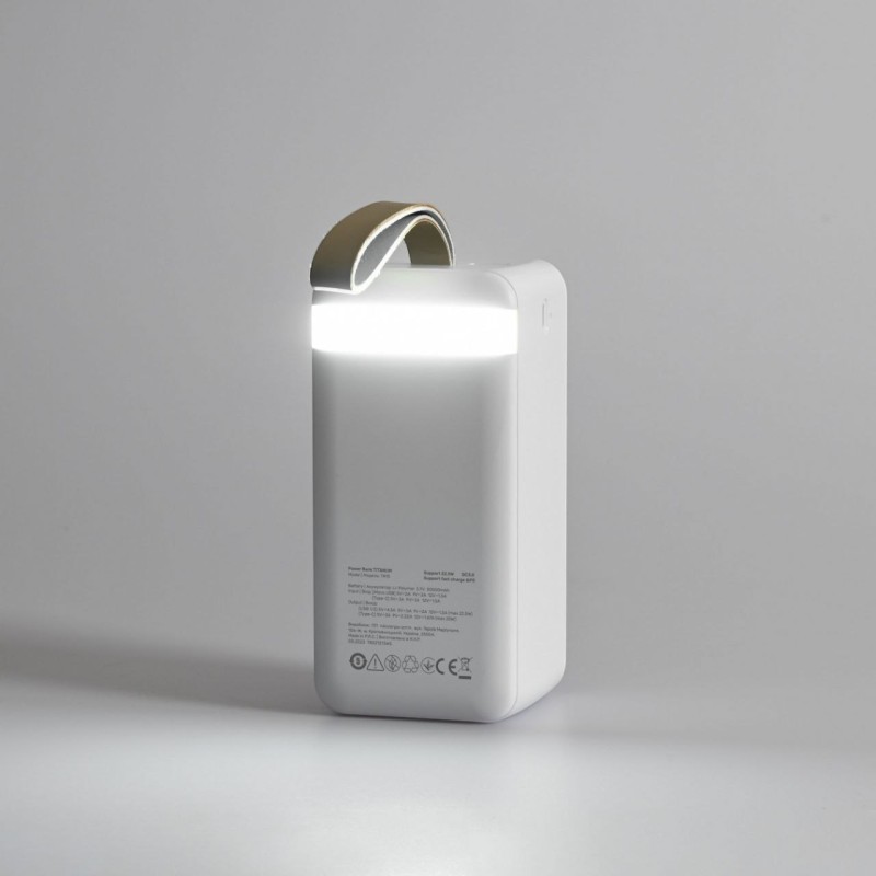 Повербанк Power Bank TPB-741S 50000mAh 22,5W QC+PD Білий