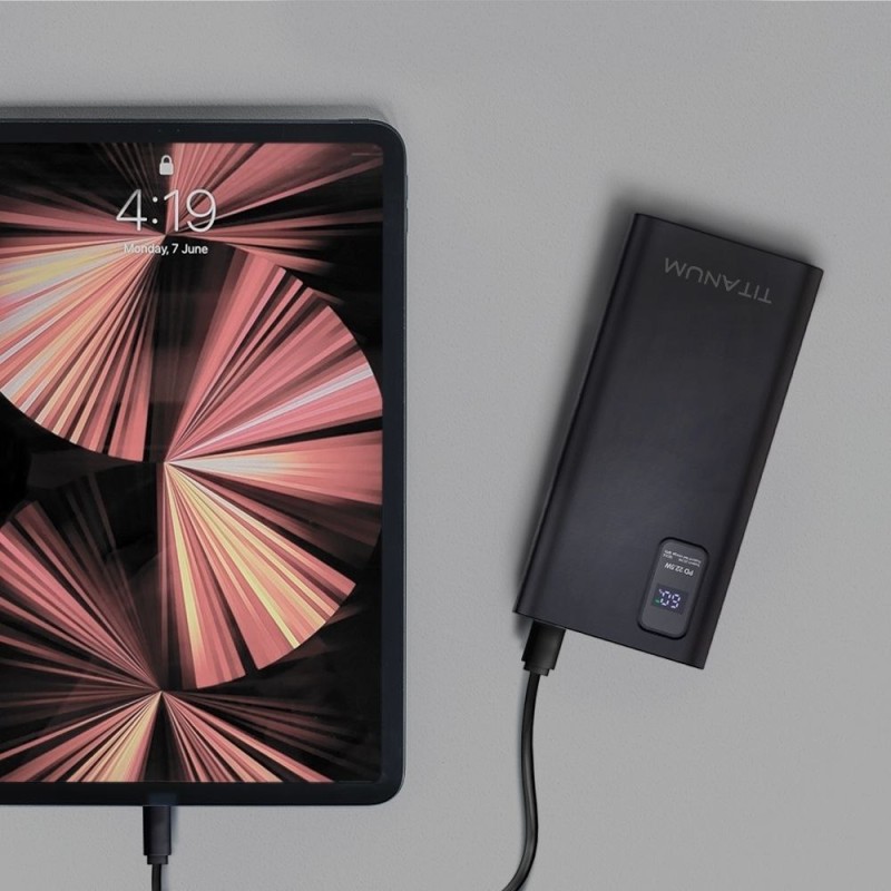 Повербанк Power Bank TPB-728S 30000mAh 22,5W QC+PD Чорний