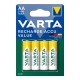 Аккумулятор Varta AA 2100mAh Ni-Mh блистер 4шт