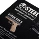 Килимок для чищення Steel Glock Gen5 29х43см