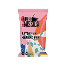Батончик малиновый с орехами кешью Food Mission