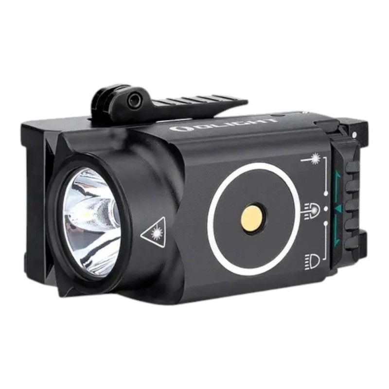 Фонарь с ЛЦВ Olight Baldr Mini black. Зеленый ЛЦВ Черный