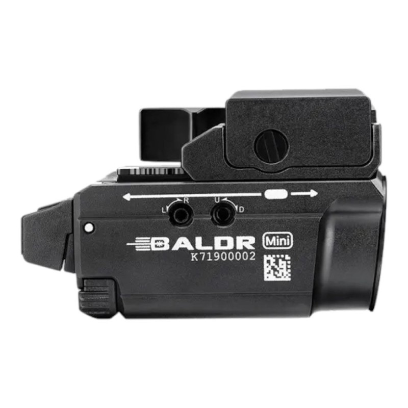 Фонарь с ЛЦВ Olight Baldr Mini black. Зеленый ЛЦВ Черный