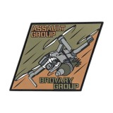 Патч ПВХ AG "Дрон-240" Олива