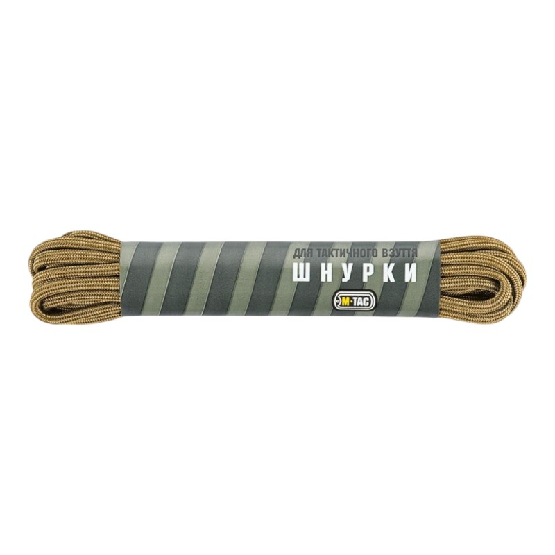 Шнурки M-Tac 165см нейлон Mil-Spec Койот