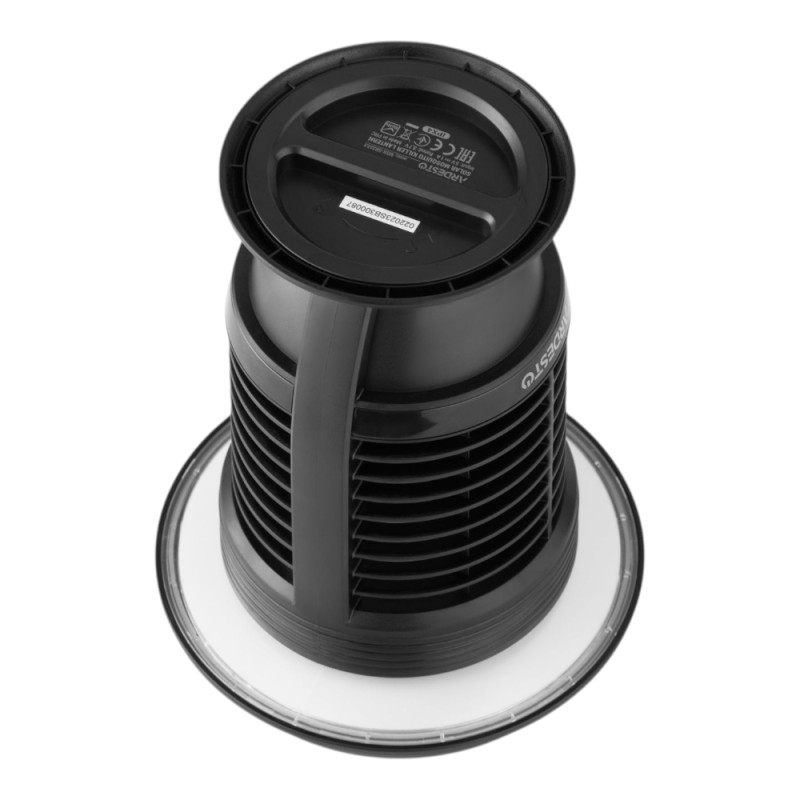 Ліхтар антимоскітний Ardesto 5 Вт (до 14год) USB-C, USB-A (сонячна батарея) Чорний