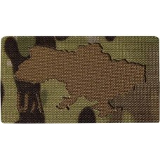 Патч UA (4.5x8cm) Койот MultiCam