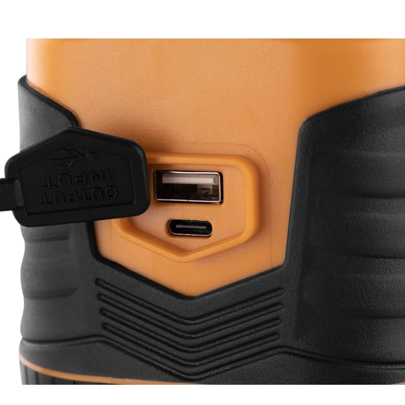 Ліхтар кемпінговий 2E 10Вт акумуляторний (4 режима, PowerBank, IP44) Чорний