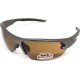 Очки защитные Venture Gear Tactical Semtex 2.0 Tan (bronze) Anti-Fog, коричневые оправы песок Тан