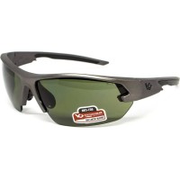 Окуляри захисні Venture Gear Tactical Semtex 2.0 Gun Metal (forest gray) Anti-Fog, оправа металік Сірий
