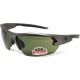 Окуляри захисні Venture Gear Tactical Semtex 2.0 Gun Metal (forest gray) Anti-Fog, оправа металік Сірий