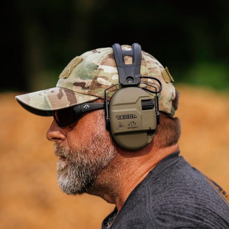 Навушники активні Walkers Recon Digital Muff IPX4 FDE