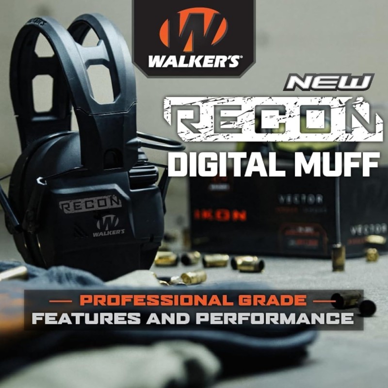 Навушники активні Walkers Recon Digital Muff IPX4 FDE